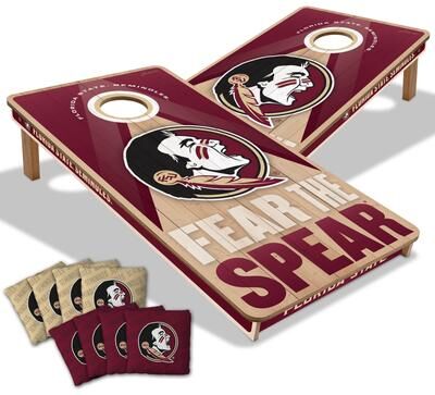 Skip's Garage Florida State Seminoles NCAA 2x4 Professional Cornhole Board Set