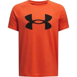UNDER ARMOUR Jungen Kurzarm Tech Big Logo SS, Größe M in Rot Rot