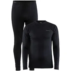 Craft, Herren, Funktionsshirt, Core Warm Baselayer Set Herren (S), Schwarz