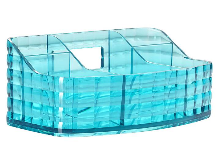 DiAqua Schminkablage Glady Türkis 10.5 × 7.5 × 18.5 cm