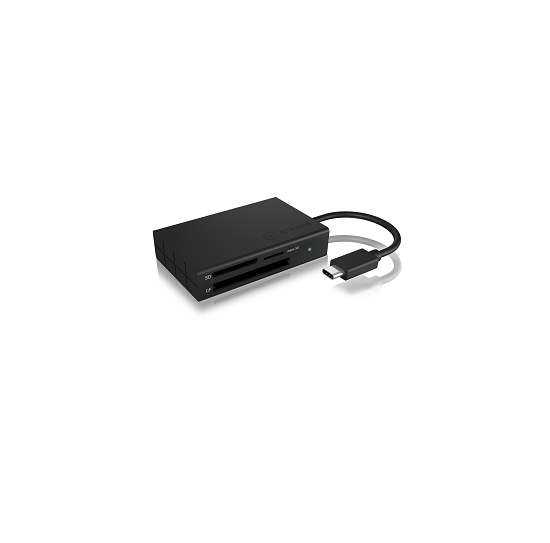 ICY BOX Adapter ext. Kartenleser USB TypeC -> SD/microSD/CF retail Digital/Daten (IB-CR401-C3)