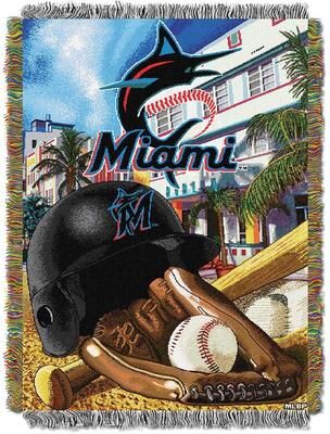 MLB Woven Tapestry Throw Blanket
