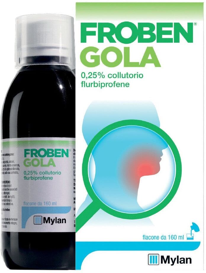 Viatris Froben Gola 0,25% collutorio 160ml