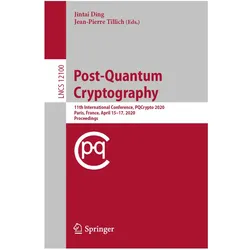 Post-Quantum Cryptography, Fachbücher von Jintai Ding, Jean-Pierre Tillich