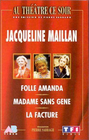 Jacqueline Maillan - Coffret jacqueline maillan : folle amanda ; madame sans gene ; la facture - Preis vom 12.10.2026 11:37:12 h