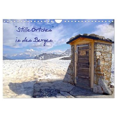'Stille Örtchen' in den Bergen (Wandkalender 2026 DIN A4 quer), CALVENDO Monatskalender