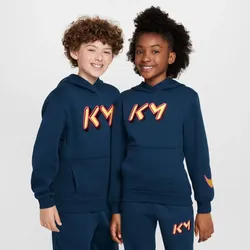 Nike Kylian Mbappe Club Fleece Hoodie Kinder dunkelblau