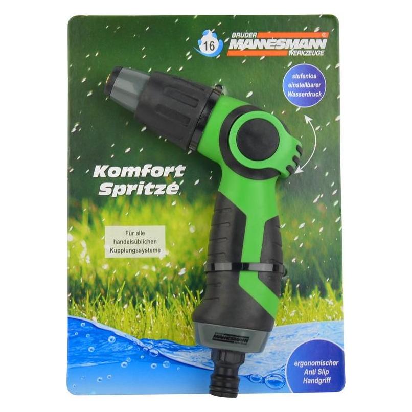 Mannesmann 4-Wege-Ventil mit 2,50cm (1"") Hahnanschluss für alle handelsüblichen Kupplungsysteme geeignet, aus (Hahnanschluss, 25 mm) (M63609)