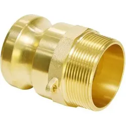 Teguma, Schlauchanschluss + Schlauchverbinder, Hebelarmkupplung Kamlok Typ F Messing 1.1/4 ′′