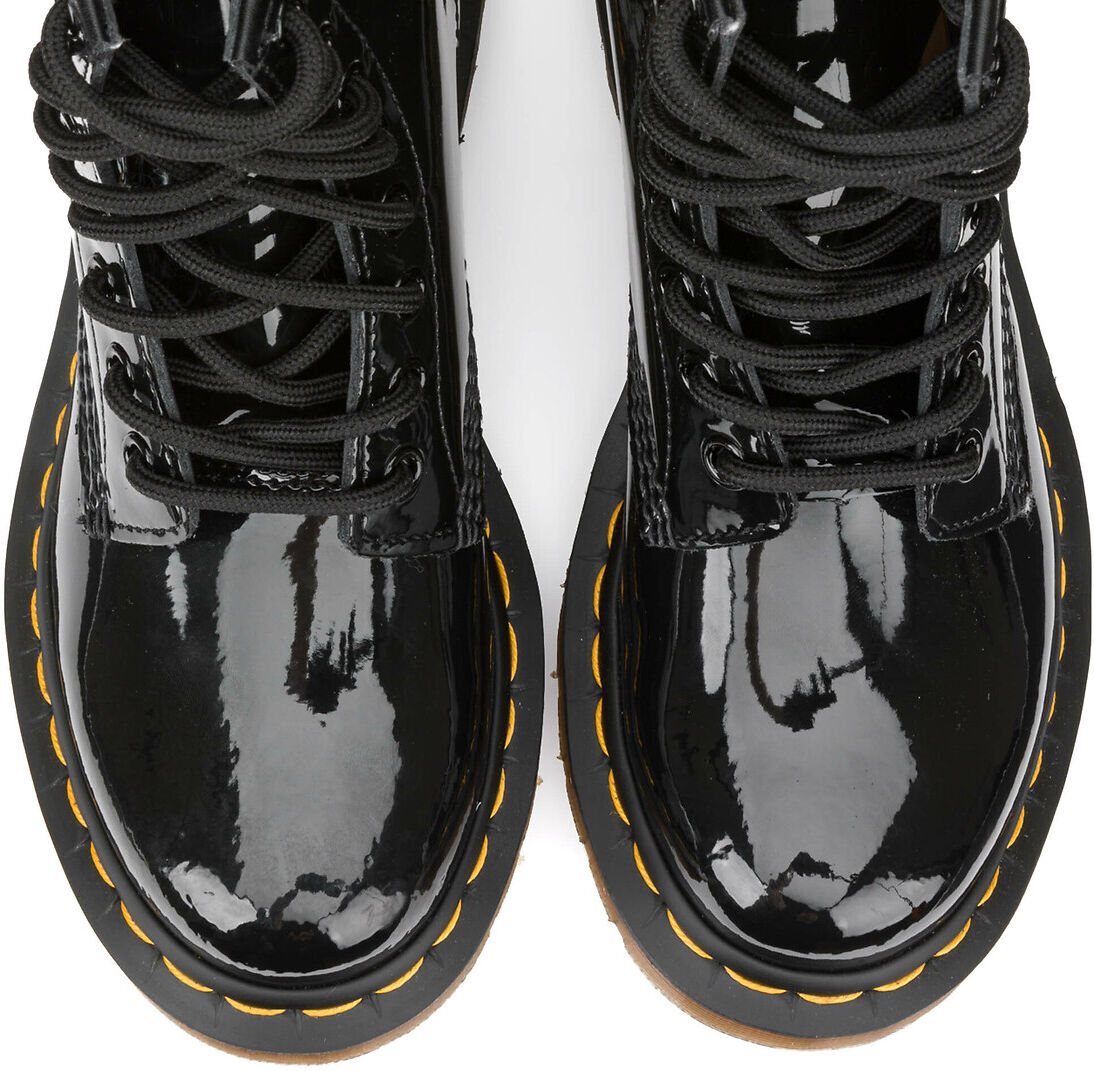 DR. MARTENS Boots en cuir verni 1460 W Patent
