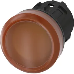 ACT01 6AA00-0AA0 - Leuchtmelder, 22 mm, rund, Kunststoff, amber, Linse, glatt