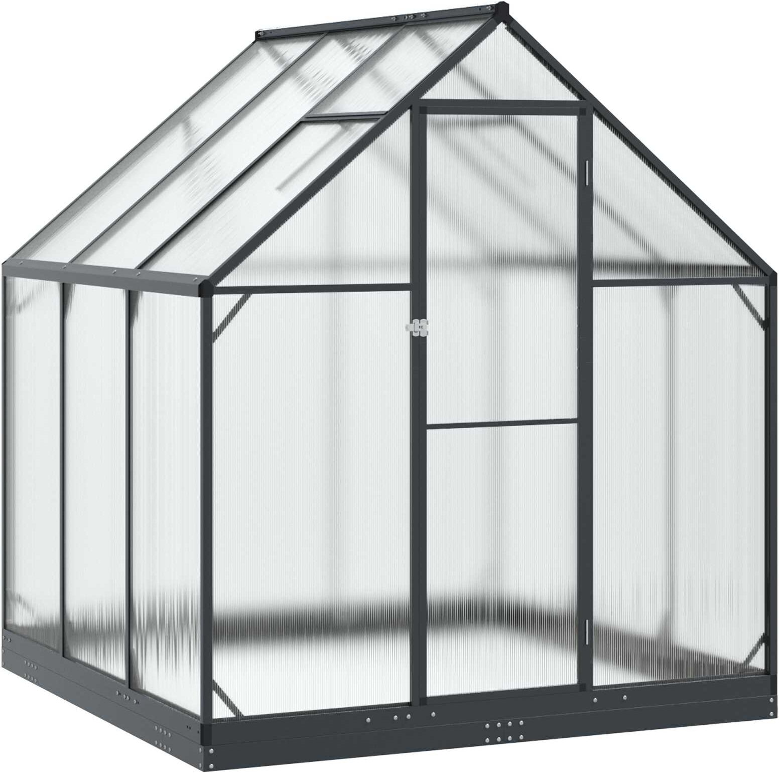 vidaXL Serre de jardin 183,5 x 183,5 x 207 cm