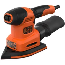 Black & Decker, Schleifmaschine + Poliermaschine, Multischleifer 4in1 BEW200