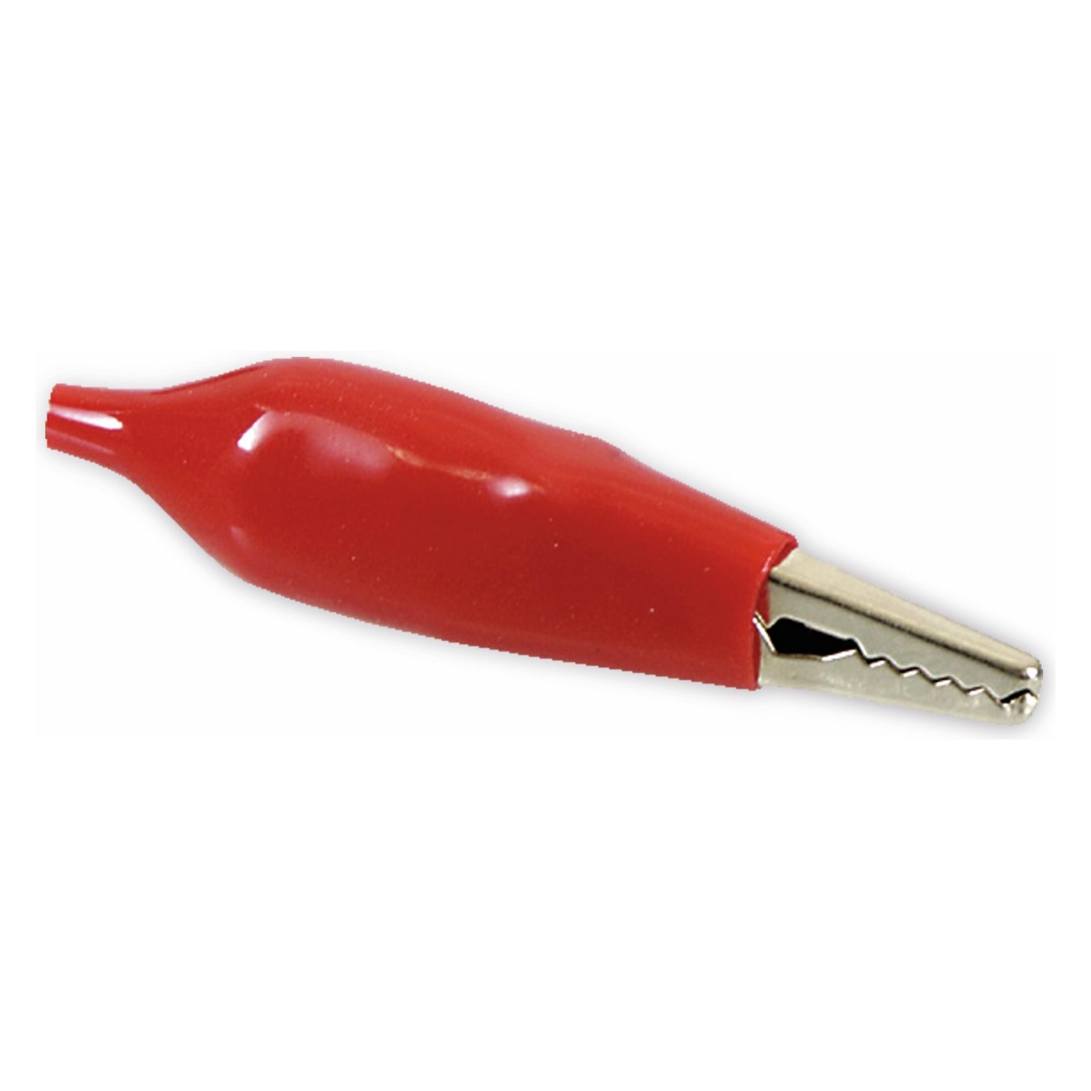 Eneroid Krokoklemme, isoliert, 45mm, rot (56241-R)