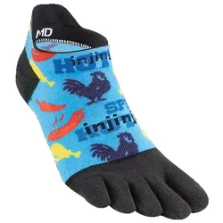 Injinji Unisex Run Lightweight No-Show Spectrum bunt