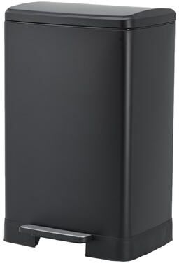 Garvee 16Gal Stainless Steel Kitchen Trash Can, Step-on Garbage Bin for Home, Office, Bathroom
