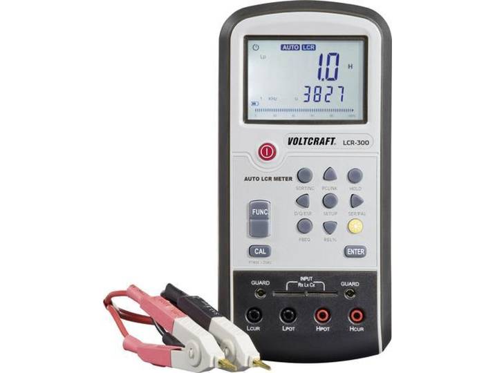 Voltcraft Komponententester digital LCR-300 CAT I Anzeige (Counts): 20000 (LCR-300)