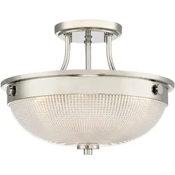 Elstead Lighting Mantle 2-flammige Deckenleuchte in Imperial-Silber