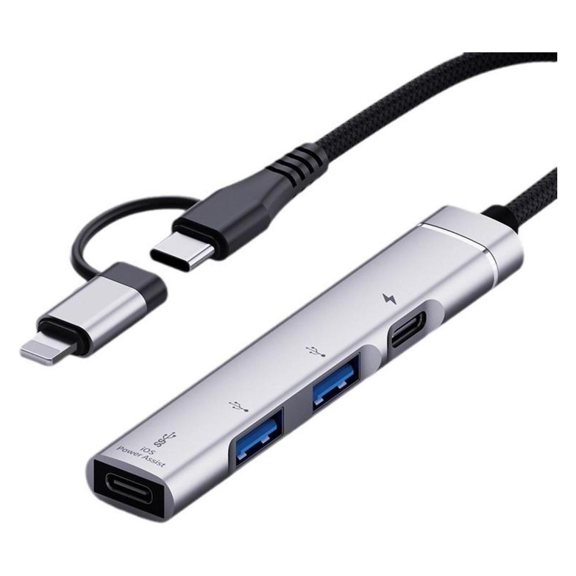 PowerGuard 6-in-1 OTG Adapter (USB-C, 6 Ports) (00033344)
