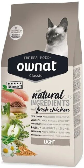 Ownat Classic Ração Gato Adulto Light 4 Kg