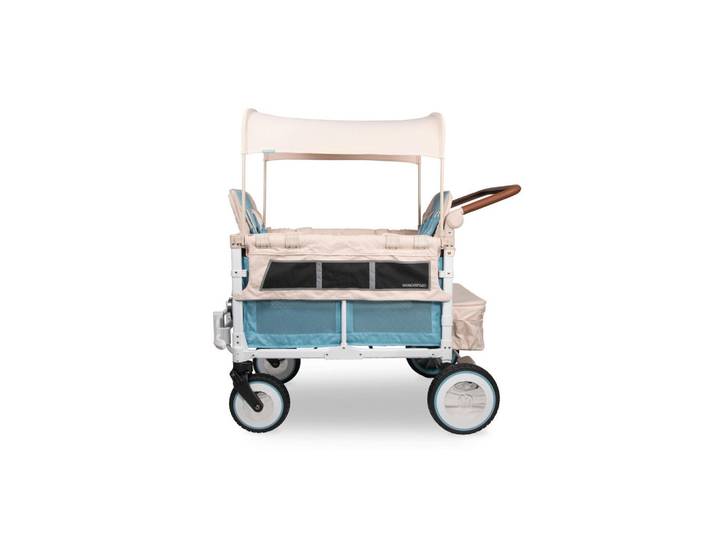 Wonderfold Bollerwagen VW4 Volkswagen Stroller, Bondi Blue, Metall, 132.08x137.16x73.66 cm, Freizeit & Co, Gartenspielzeug, Bollerwagen