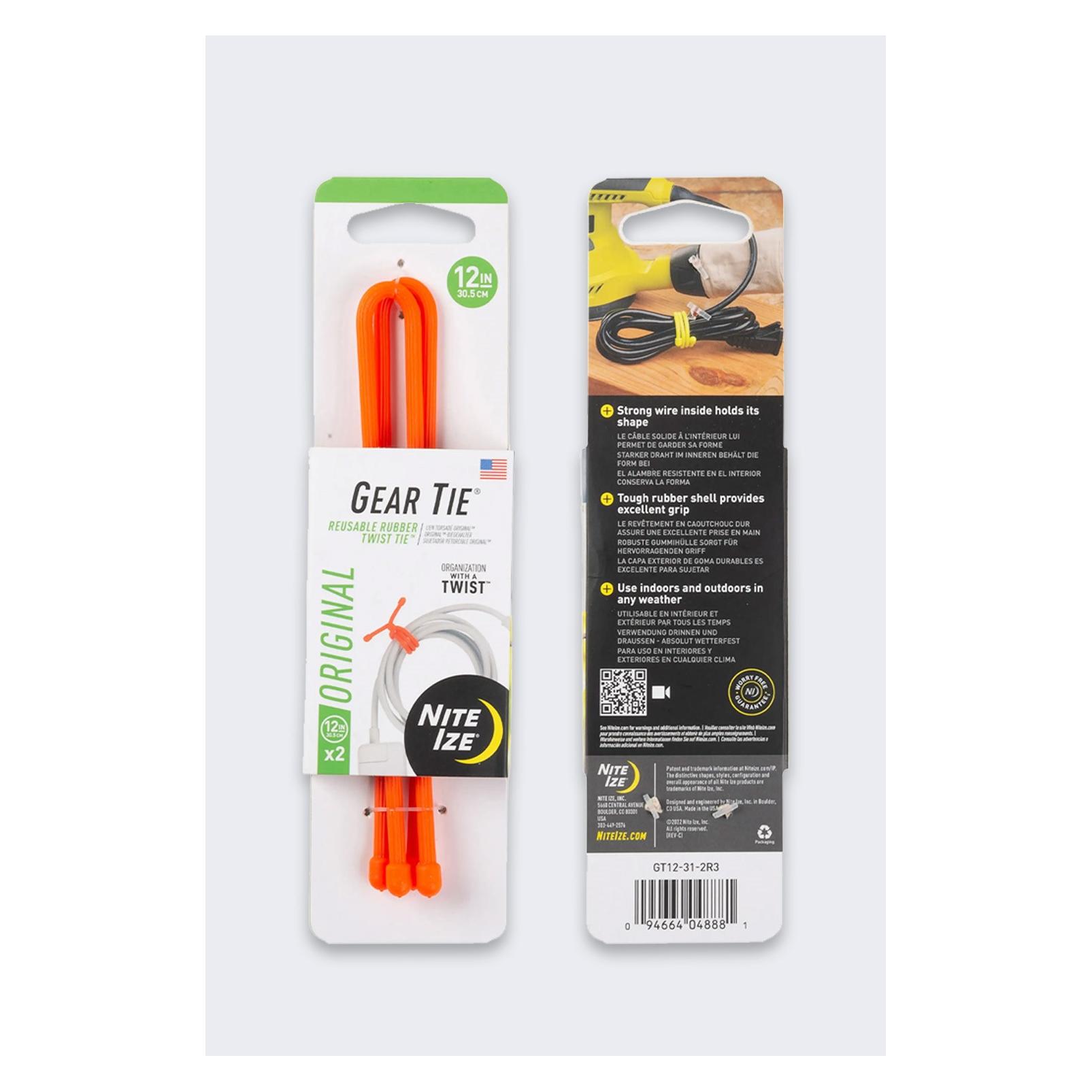 Nite Ize Gear Tie 12"/orange NEU (GT12-31-2R3)