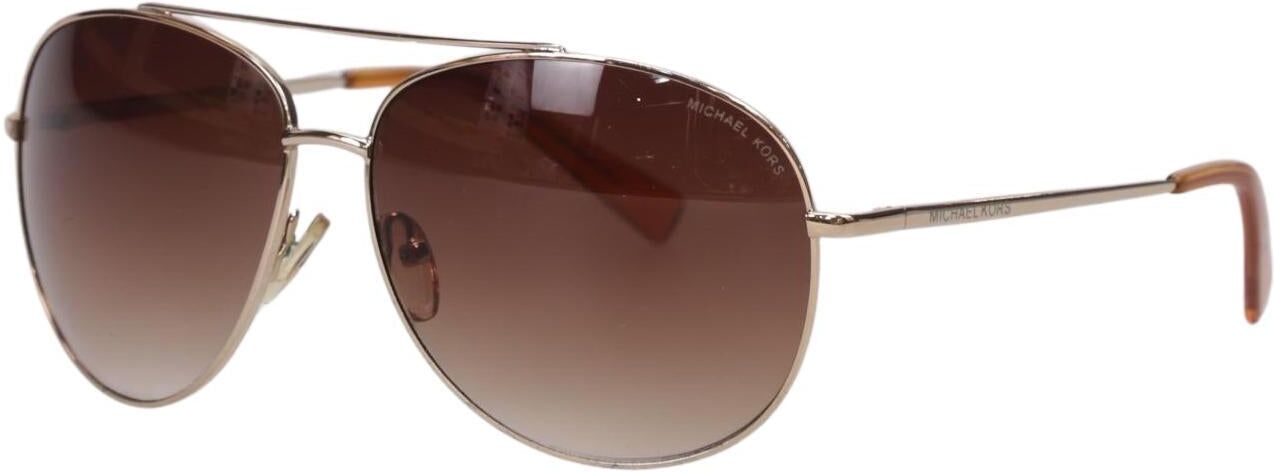 Michael Michael Kors Damen Sonnenbrille, Gold - Second Hand
