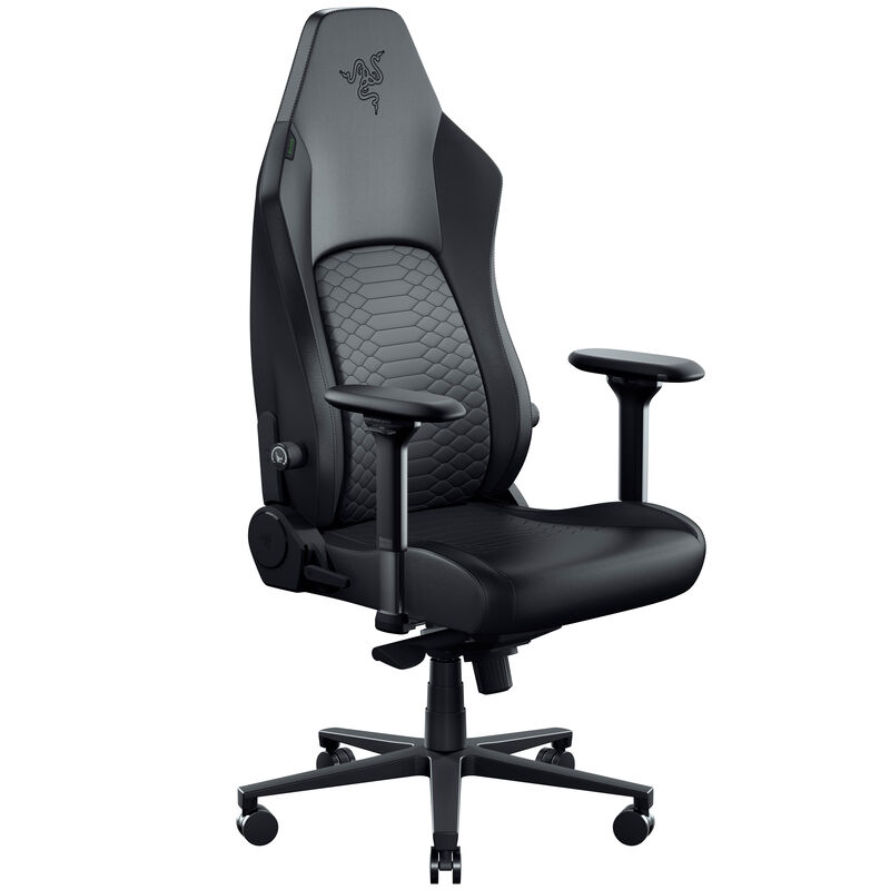 Razer Iskur V2 NewGen Gaming-Stuhl, ergonomisches Design, HyperFlex-Lordosenstütze, 4D-Armlehnen - schwarz