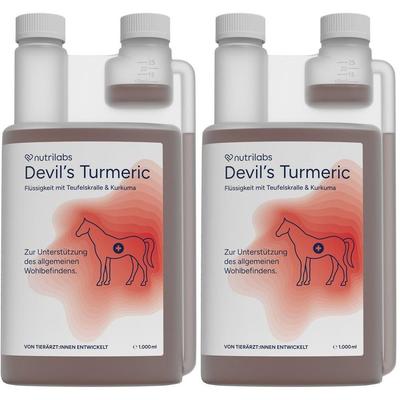 Devil's Turmeric flüssig f.Pferde 2x 2x1 l Flüssigkeit