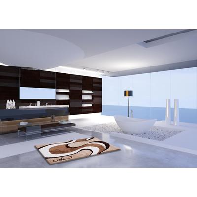 Badematte COLANI "Colani 11" Gr. 1, beige, H:24mm, Kunstfaser, Badematten, Badematte