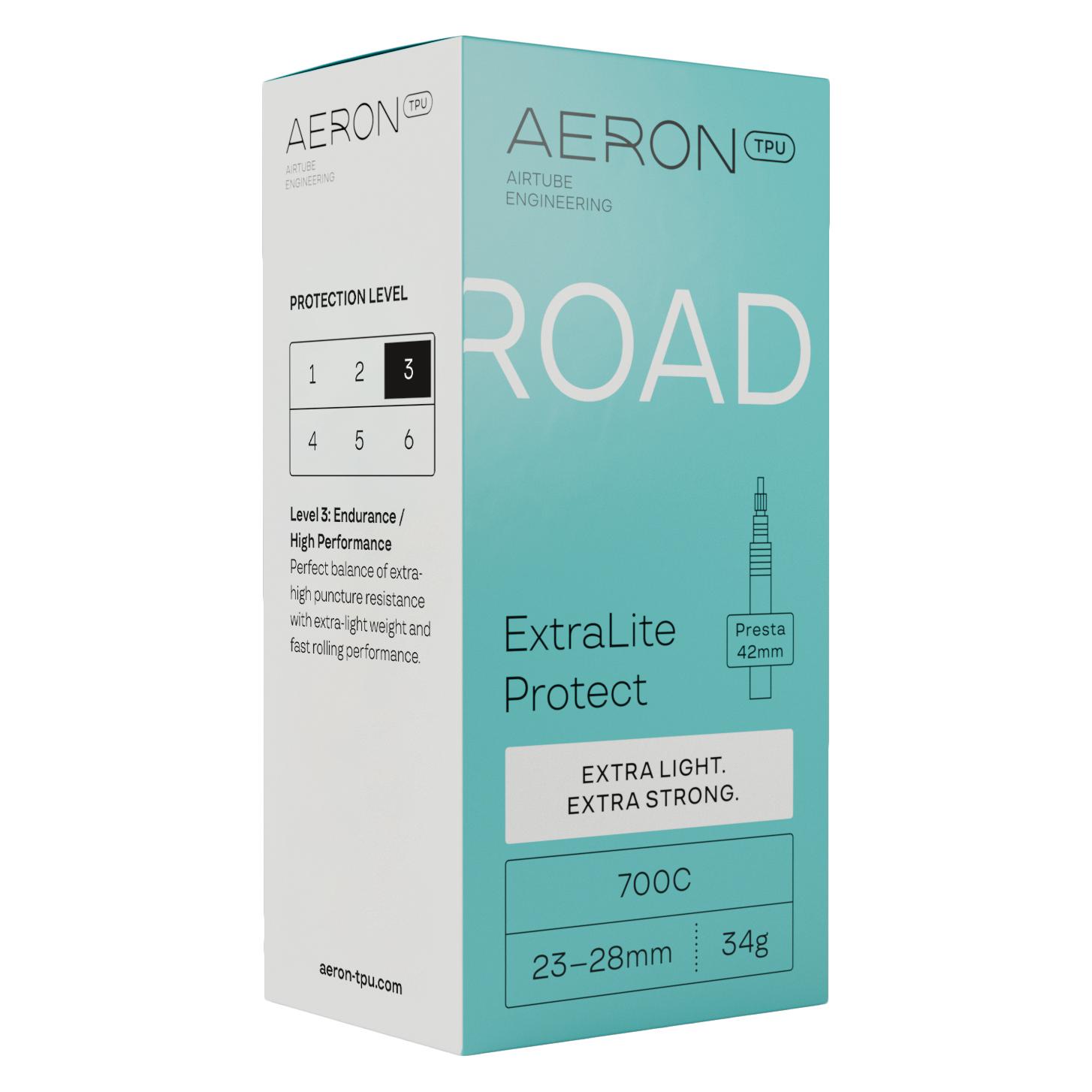 Aeron Schlauch mit Prestaventil (Presta (SV), 28", 42 mm) (33330000)