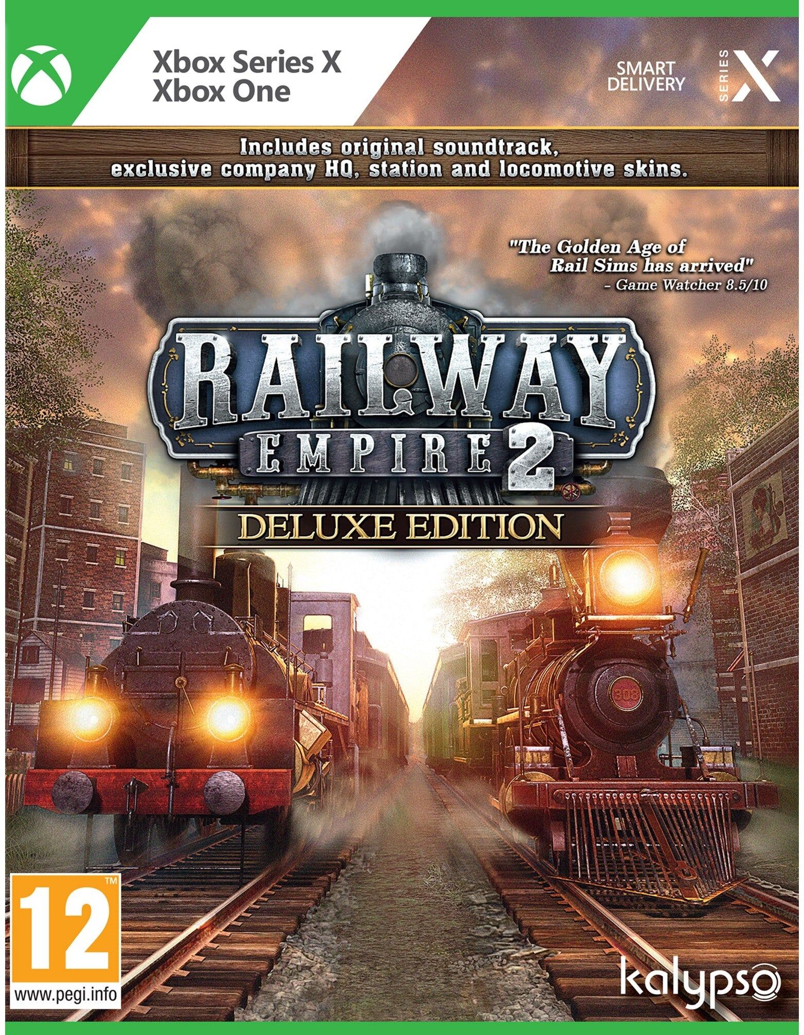 Railway Empire 2 Deluxe Edition for Xbox One / Xbox Series X (Disc) - PEGI 12 - Kalypso Media
