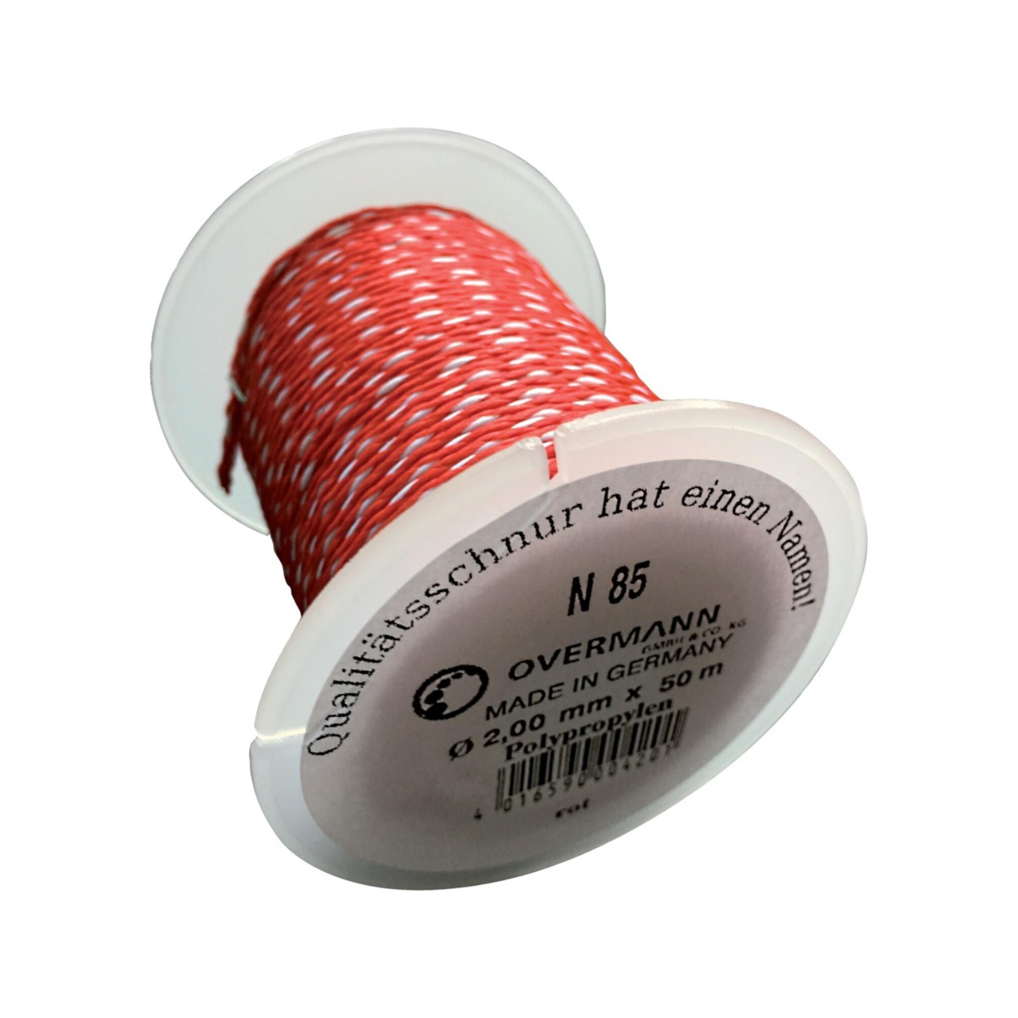 Overlen Maurerschnur PP 1,7mm 100m rot Overmann (008501700301000AA)