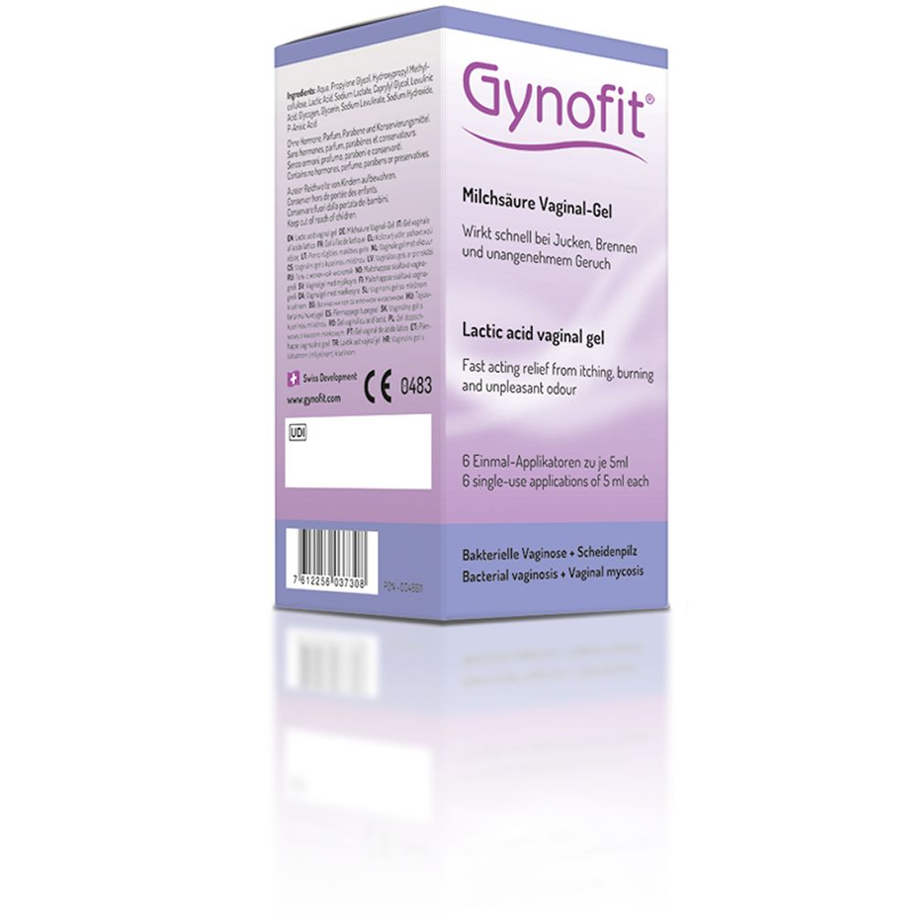 Gynofit Vaginal-Gel mit Milchsäure 6x5 ml Gel
