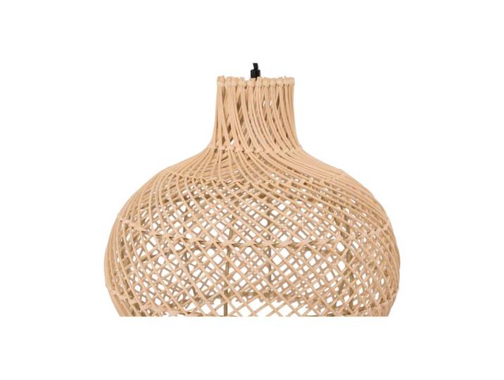 Suspension couleur naturelle en rotin