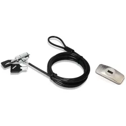 Gearlab Super Adhesive Plate and Lock, Notebook Security, Schwarz