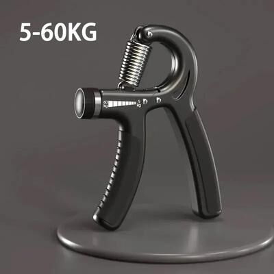 Uplift Treasures Adjustable Hand Grip Strengthener And Wrist Expander basic black