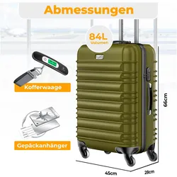 Kesser Hartschalenkoffer, Koffer, Grün