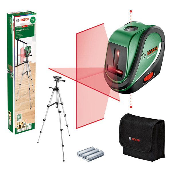 Bosch Kreuzlinien-Laser UniversalLevel 2 Set 0603663803