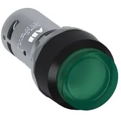 ABB CP4-11G-10 Leuchtdrucktaster grün, 1 Schließer grün hoch rastend LED 24V AC/DC 1SFA619103R1112