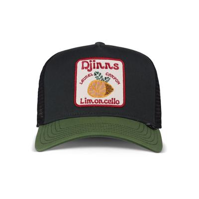 Trucker Cap DJINNS "Djinns Djinns HFT Food Limoncello Trucker Caps", Herren, Gr. onesize, olive, grau, 60% Baumwolle, 40% Polyester, Caps