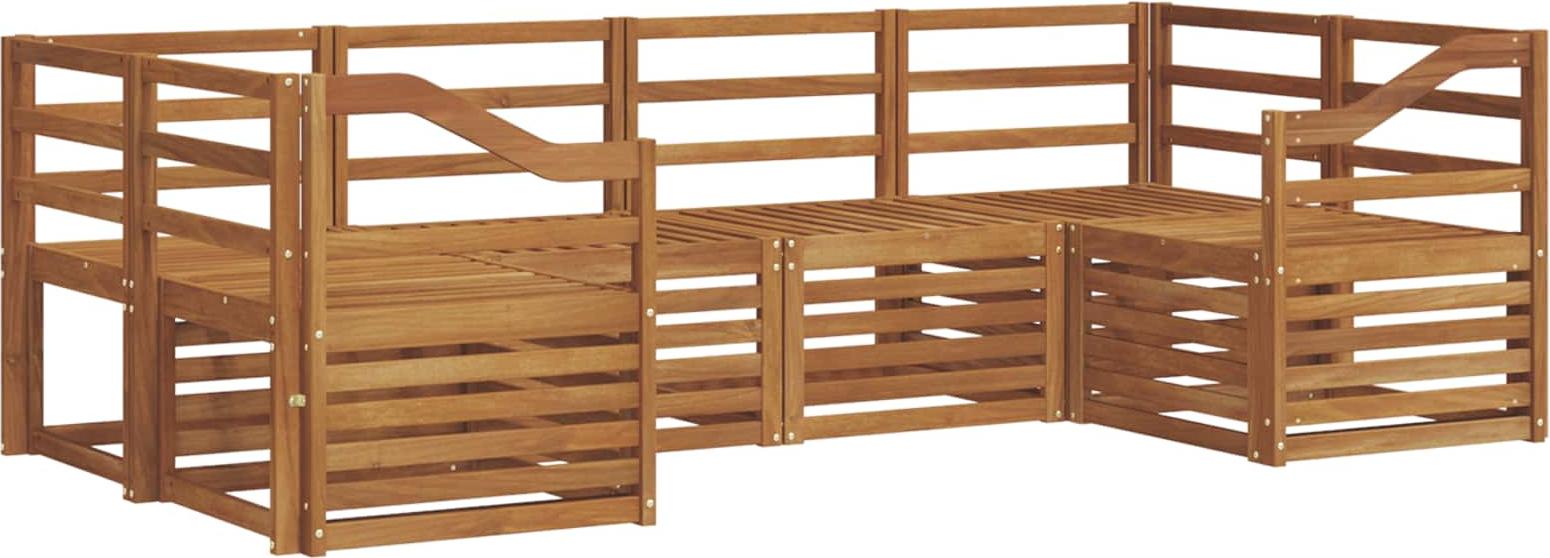 Ecksofa Set 6 pcs Natur