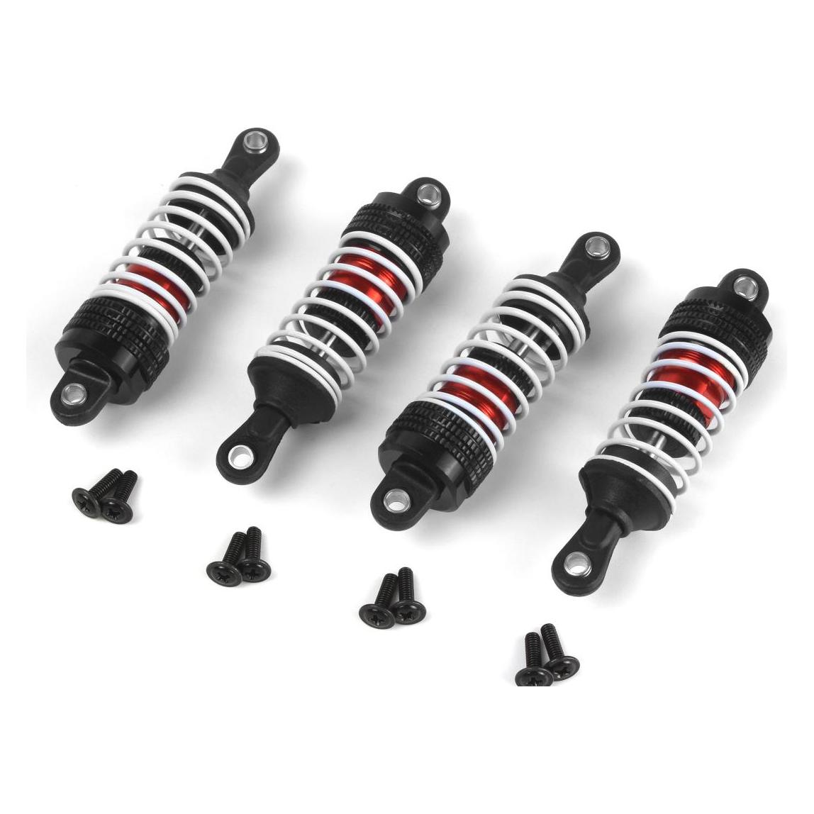 Maverick Aluminum Oil-Filled Shock Absorber Set (Red/4pcs) (MV150556)