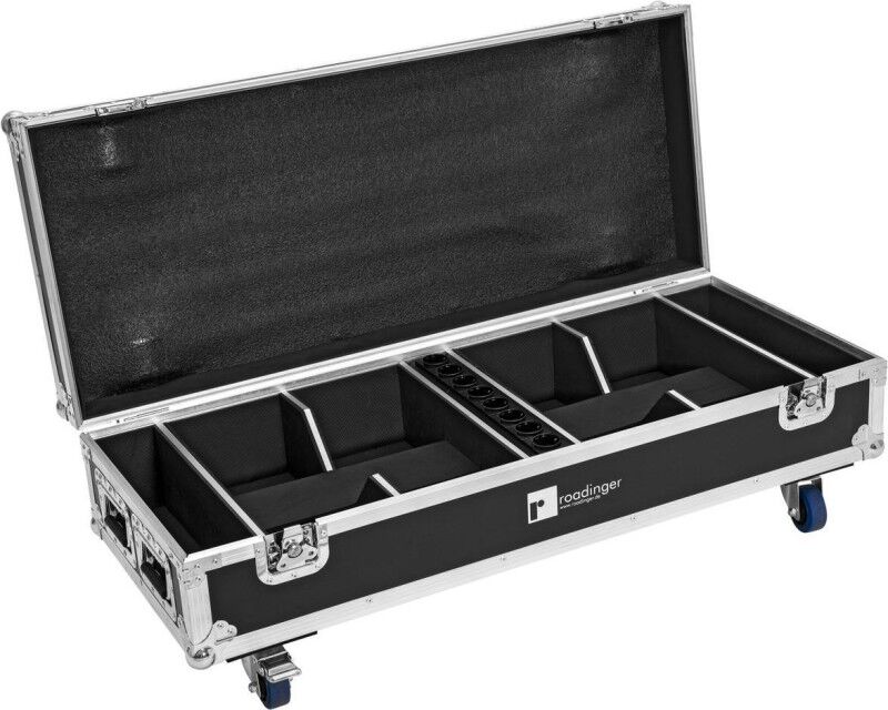 ROADINGER Flightcase 8x AKKU IP UP-4 QuickDMX mit Ladefunktion (31005145)