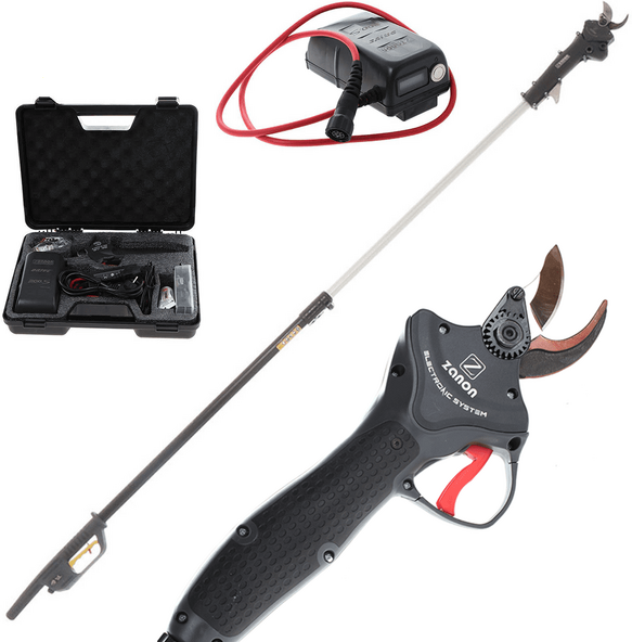 Zanon Tiger SL 38 - Elektrische Baumschere auf Teleskopschaft - 50.4V 3.2Ah - 175/255 cm - Schnittdurchmesser max. 38 mm