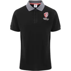 Sportfolio, Herren, Sportshirt, polo-logo rugby-weltmeiterchaft frankreich 2023 (S), Schwarz