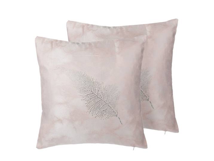 DEKOKISSEN 2er-Set Rosa 45/45 cm Silene