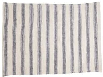 Saro Lifestyle Classic Striped Pure Linen Placemat (Set of 4)