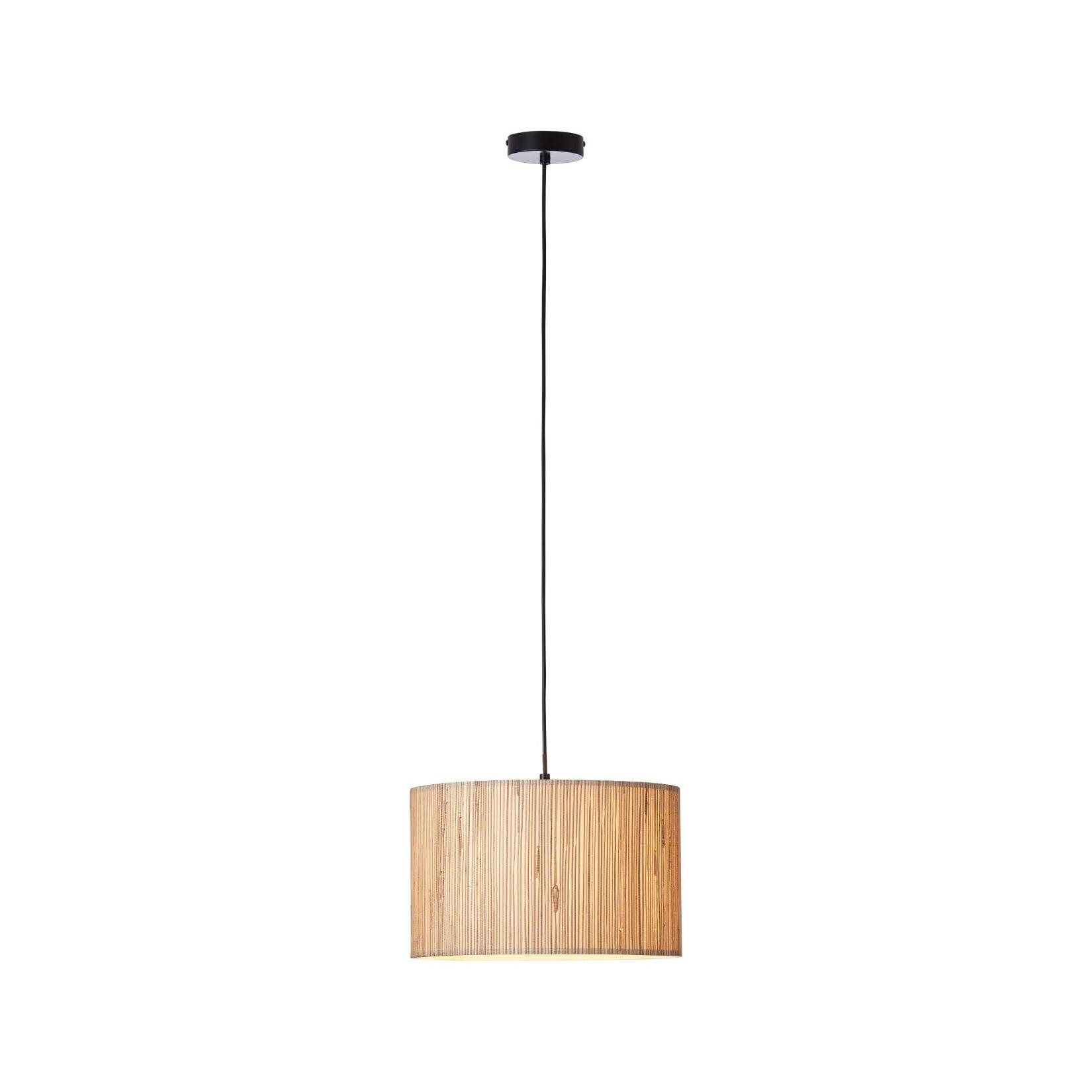 BRILLIANT Lampe, Wimea Pendelleuchte 35cm natur, 1x A60, E27, 52W, Kabel kürzbar / in der Höhe einstellbar