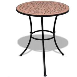 vidaXL 3-tlg. Bistro-Set Keramik Terrakotta